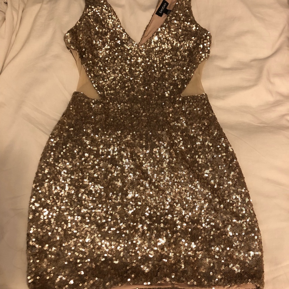 Sequined BeBe dress